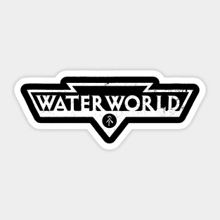 Waterworld (White) Sticker